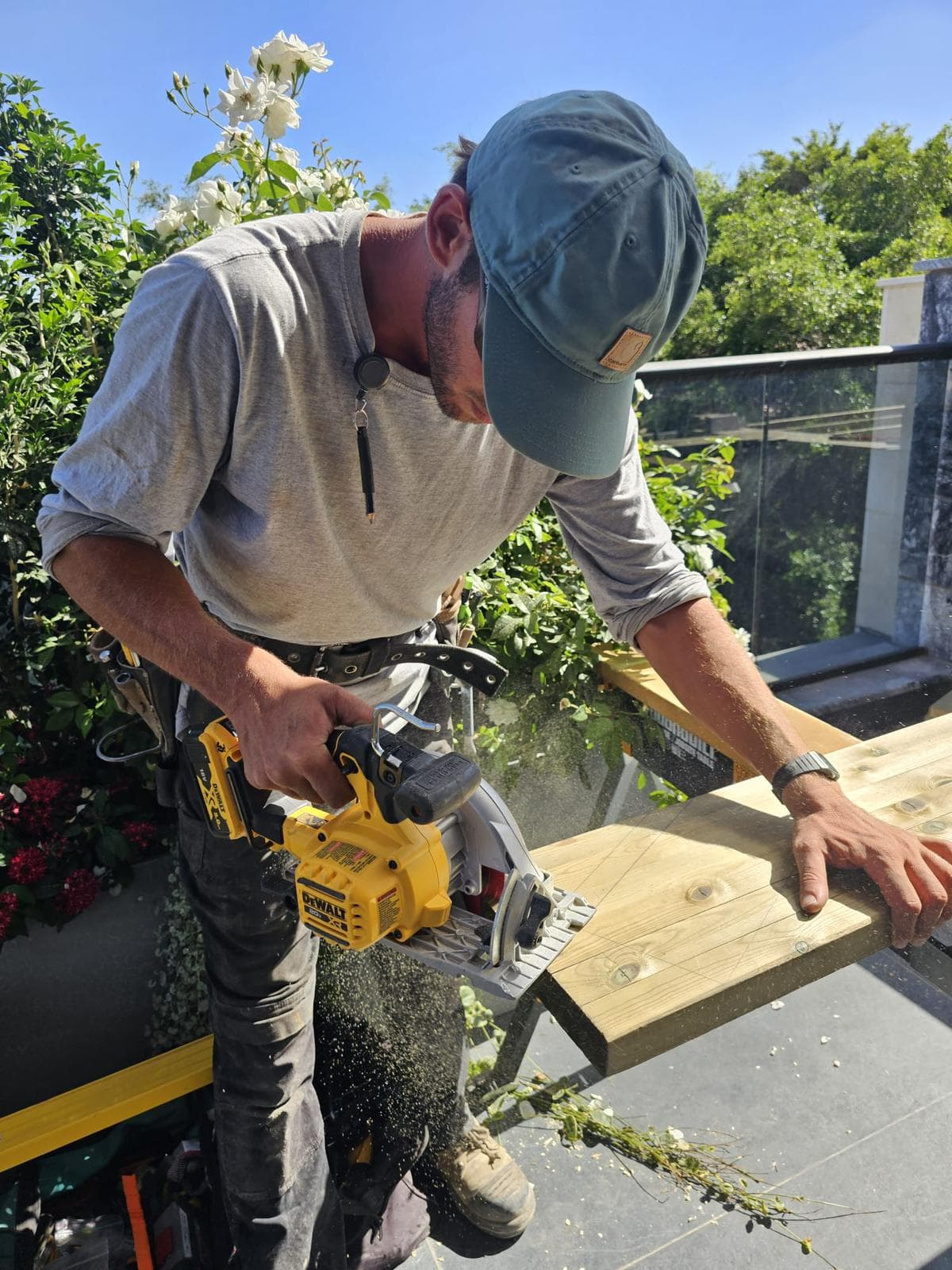 תומר בעבודה